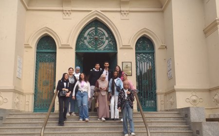 مكتبة القاهرة الكبرى تستقبل طلاب التربية النوعية عين شمس