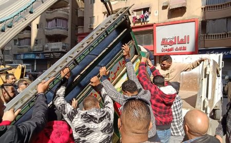 محافظة الجيزة تشن حملات مكبرة  لمنع إلقاء مخلفات الهدم و الرتش بالطريق العام .. و رفع ٣٥٠ حالة اشغال متنوعه