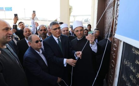 محافظ الجيزة يفتتح مسجد التقوي بمحور ٢٦ يوليو طريق السادس من أكتوبر