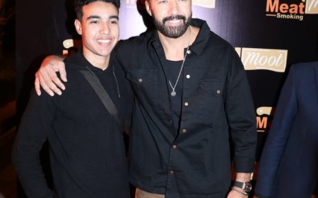 أحمد فهمي يفتتح الفرع الخامس لـ "Meat Moot" ويواصل تألقه الفني