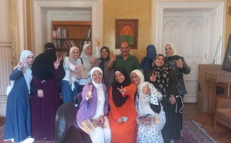 مكتبة القاهره الكبرى تتألق بشباب جامعة عين شمس