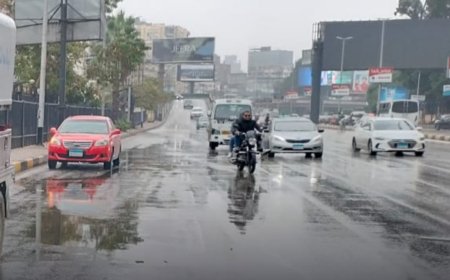 الأمطار تضرب القاهرة والجيزة ..وتحذيرات باستمرار حالة عدم الاستقرار
