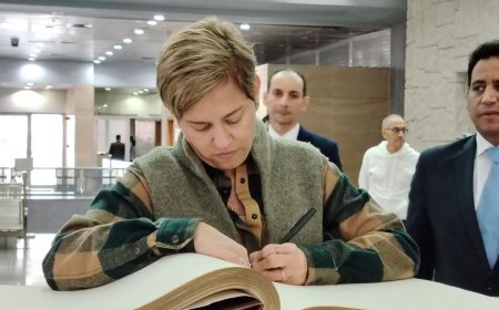 حرم رئيس جمهورية كولومبيا تزور المتحف المصري الكبير والمتحف القومي للحضارة المصرية