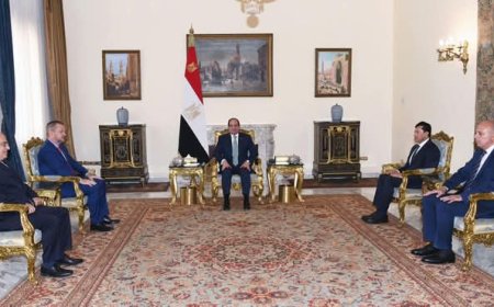 الرئيس عبد الفتاح السيسي يستقبل السيد أندرو بارسون رئيس اللجنة البارالمبية الدولية