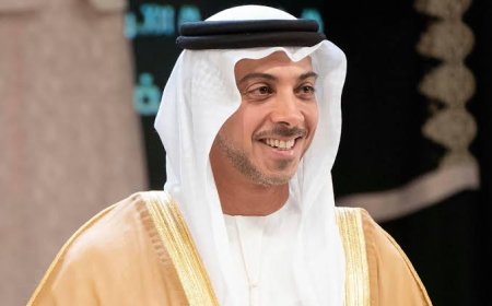 الشيخ منصور بن زايد يجري اتصالا هاتفيا للاطمئنان على صحة طلال خوري ويليام روتشيلد