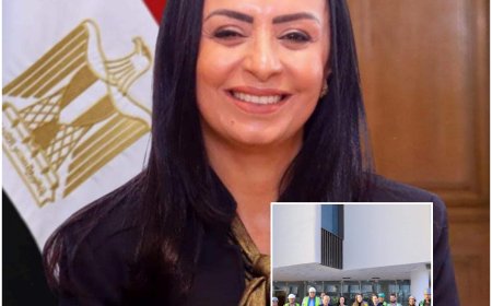 وزيرة التضامن الاجتماعي تتفقد أعمال إنشاء مركز مؤسسة مجدي يعقوب العالمي لأمراض وأبحاث القلب الجديد