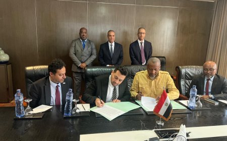 حسام مهدي عضو مجلس إدارة بانوراما فودز يوقع عقد إنشاء مصنع لإنتاج المواد الغذائية بالكونجو