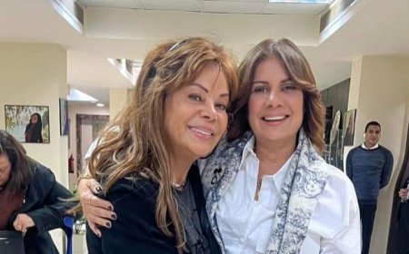 "حفيده بهيه" ليلي سالم تعبر عن سعادتها بلقائها مع الفنانة صفاء أبو السعود