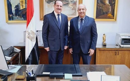 رئيس دار الكتب والوثائق يستقبل الأمين العام الجديد للمجلس الأعلى للثقافة