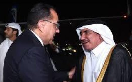رئيس الوزراء يصل قطر للمشاركه في منتدي الدوحة غدا