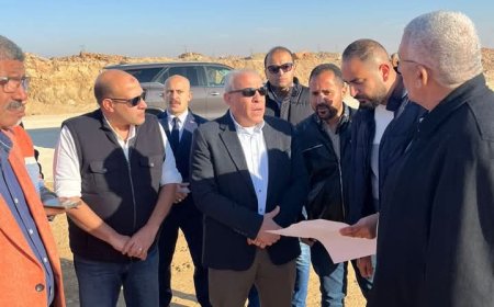 رئيس هيئة تنمية الصعيد يتفقد  المشروعات التنموية بـ محافظة أسوان