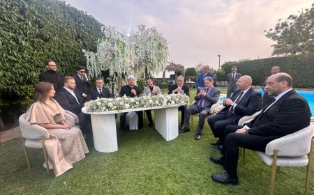 عمرو الليثي يحتفل بزفاف نجله علي إبنه تامر أمين