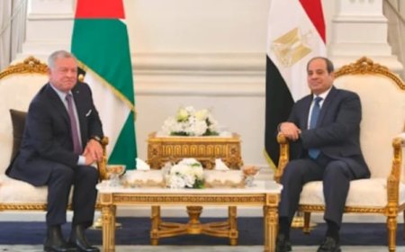السيسي يستقبل الملك عبد الله الثاني عاهل الأردن