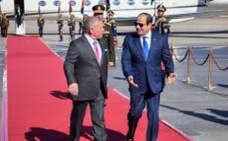 الرئيس السيسي وملك الأردن يشددان على رفضهما القاطع لإنهاء القضية الفلسطينية