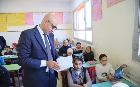وزير التعليم يفاجئ مدرستين بالغربية لمتابعة انتظام العملية التعليمية