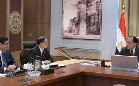 رئيس الوزراء يلتقي مع مسئول شركة "فوربس جلوبال هولدنج" والوفد المرافق له