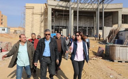 محافظ الجيزة يتفقد نسب التنفيذ بمشروع خدمات مصر بحدائق الأهرام