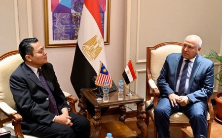 كامل الوزير يستقبل سفير دولة ماليزيا لبحث سبل التعاون بين البلدين