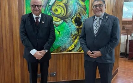 السفير المصري في جواتيمالا سيتي يلتقي بوزير الزراعة والثروة الحيوانية الجواتيمالي