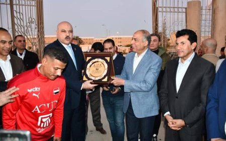 وزير الشباب والرياضة يتفقد موقع مشروع إنشاء نادي متحدي الإعاقة بمدينة المنيا الجديدة