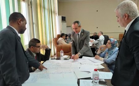 ورش عمل لإعداد مصفوفة البرامج التدريبية اللازمة للحصول على شهادة الصلاحية للترقي