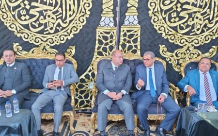 نائب محافظ الجيزة يشهد إنهاء خصومة ثأرية بين عائلتين في مركز العياط