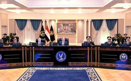 الرئيس عبد الفتاح السيسى يتابع اختبارات كشف الهيئة للطلبة والطالبات المتقدمين للالتحاق بكلية الشرطة