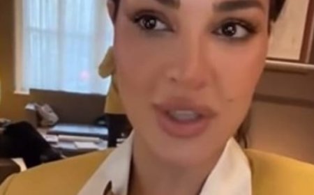 الفنانة اللبنانية نادين نسيب تحصل على جاكت المطرب مايكل جاكسون