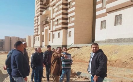 الشربيني يشدد على سرعة الانتهاء من تنفيذ الوحدات لتسليمها للمواطنين المخصصة لهم