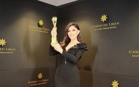 مي عمر تحصل على جائزة التميز في حفل الموريكس