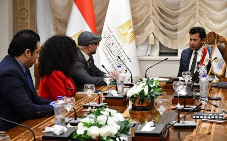 وزير الشباب والرياضة يلتقي ممثلي شركة AG Holding Group بخصوص التحاليل الطبية الخاصة بـ جينات الرياضيين