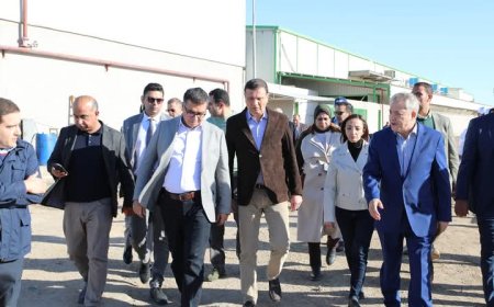 وزير الزراعة مع نظيره بالأردن يتفقدان محطات ومزارع تصدير الموالح بالنوبارية