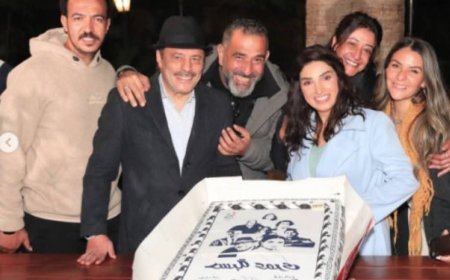 روجينا تحتفل ببدء أول تصوير لـ مسلسل "حسبة عمري"