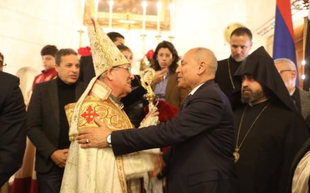 نائبا عن رئيس الوزراء..محافظ القاهرة يشهد احتفال بطريركية الأرمن الكاثوليك بعيد ميلاد السيد المسيح