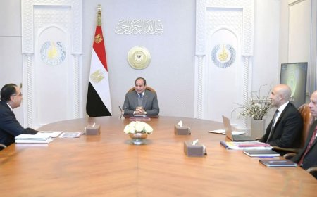 الرئيس عبد الفتاح السيسي يلتقي مع "مدبولي"و"عبد اللطيف" للاطلاع علي إجراءات الحكومة للتغلب على التحديات التي تواجه العملية التعليمية