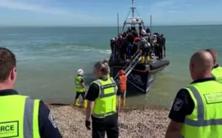 إنقاذ 107 مهاجرين خلال محاولتهم عبور قناة المانش إلى بريطانيا