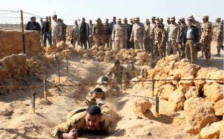 رئيس أركان حرب القوات المسلحة يتفقد منظومة الكفاءة القتالية لقوات الصاعقة