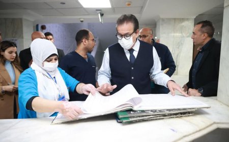 في زيارة مفاجئة.. د خالد عبد الغفار  يتفقد مستشفى شبرامنت المركزي..ويحيل مديرها للتحقيق