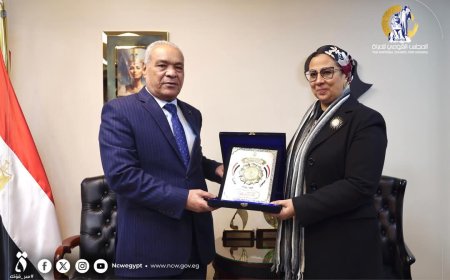 المستشارة أمل عمار تستقبل رئيس هيئة النيابة الإدارية..وتؤكد استمرار التعاون بين المجلس والهيئة لخدمة المرأة المصرية