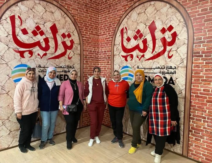 أندية الفتاة والمرأة "جميلة" تشارك في ختام معرض تراثنا