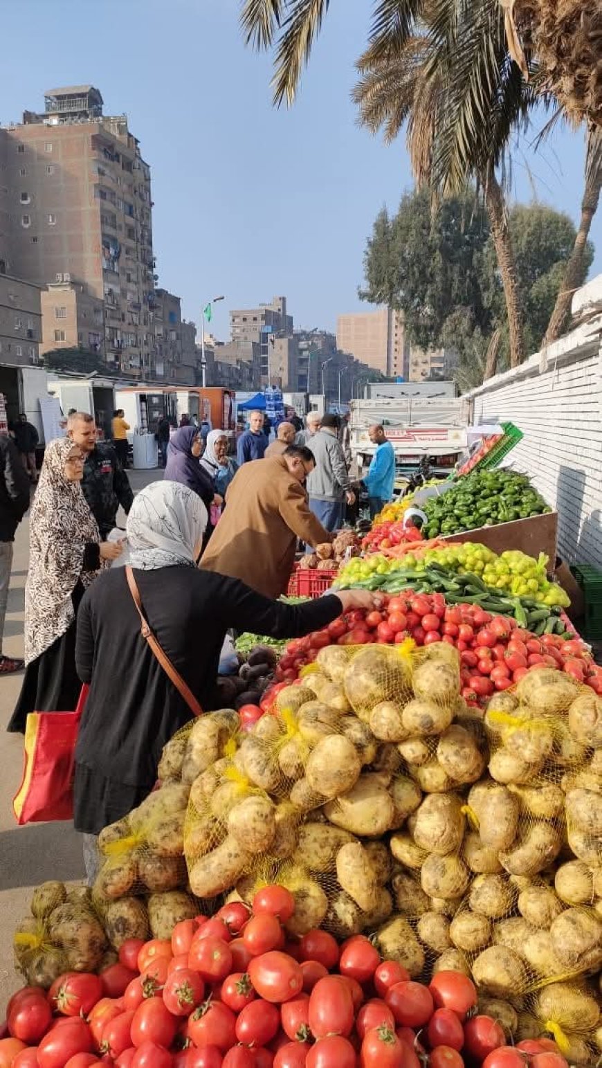 محافظ الجيزة يتابع انتظام فتح سوق اليوم الواحد بإمبابة اليوم