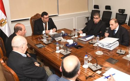 "الشربيني" يتابع مع شركات المقاولات العاملة مشروع تطوير موقع "التجلى الأعظم"