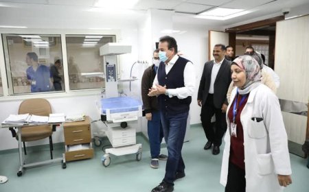 وزير الصحة: يتفقد مستشفى محلة مرحوم لمتابعة الخدمة الطبية المقدمة للمواطنين