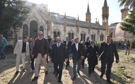 محافظ بورسعيد يبحث تحويل القنصلية الإيطالية إلي مستشفي بالتنسيق مع السفارة