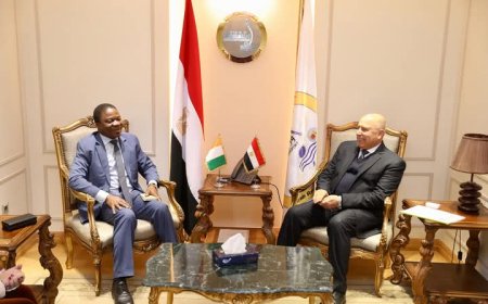 "كامل الوزير" يبحث مع سفير كوت ديفوار بالقاهرة  سبل التعاون المشترك