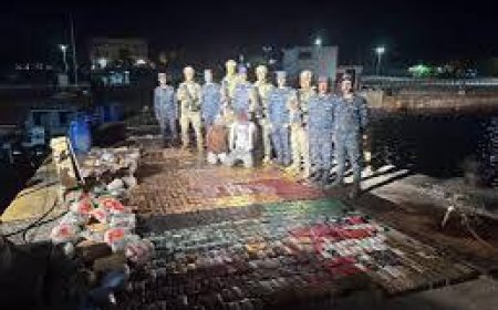 حرس الحدود ينجح في إحباط عملية تهريب ضخمة للمواد المخدرة عبر خليج السويس