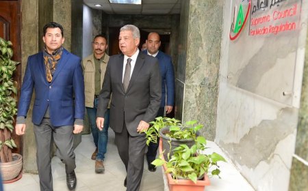 رئيس المجلس الأعلى لتنظيم للإعلام يبحث مع وزير الشباب والرياضة سبل التعاون المشترك
