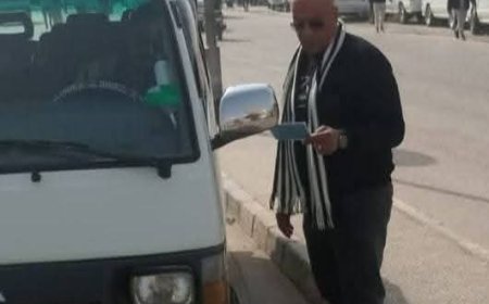 ضبط 41 مخالفة لـ سيارات السرفيس..وإخلاء موقف عشوائى بالمريوطية