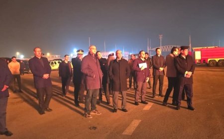 بالفيديو| محافظ القليوبية ومدير أمن القليوبية يتابعا حريق خط الغاز بمنطقه "الخانكة ـ السلام"