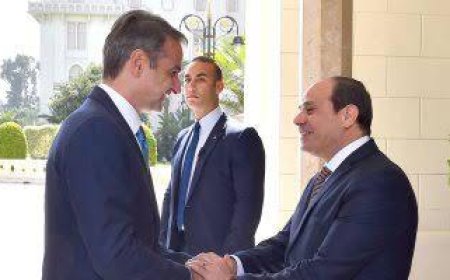 السيسي ورئيس وزراء اليونان يؤكدان ضرورة الحفاظ على استقرار سوريا وليبيا والسودان